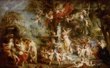 Fiesta Pintura al %c3%b3leo - La fiesta de Venus Peter Paul Rubens
